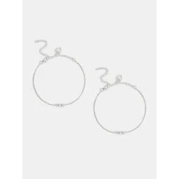 Shaya 925 Silver Anklets for Women-image-11