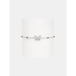 Shaya 925 Silver Fly on Butterfly Mangalsutra Bracelet for Women-image-26
