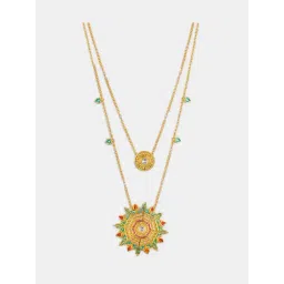 Shaya 925 Silver Gold Plated The Shaadi Diaries Roka Rishta Necklace-picture-33