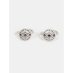 Shaya 925 Silver The Shaadi Diaries Saat Phere Toe Rings-picture-22