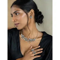 Shaya 92.5 Sterling Silver Amrita S Necklace for Women-picture-11