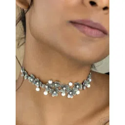 Shaya 92.5 Sterling Silver Cleopatra Necklace for Women-picture-27