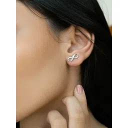 Shaya 92.5 Sterling Silver Infinite Joy Earrings for Women-picture-25