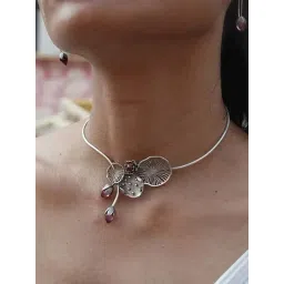 Shaya 92.5 Sterling Silver Rise Above Apathy Necklace for Women-picture-17