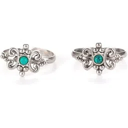 shaya by CaratLane Antique Ivoryday Wear Adjustable Toe Rings For Women in 925 Silver-picture-36