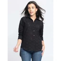 SHAYE Black Casual Shirt-picture-24