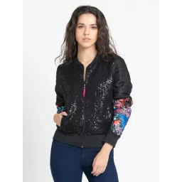 SHAYE Black Embellished Jacket-picture-26