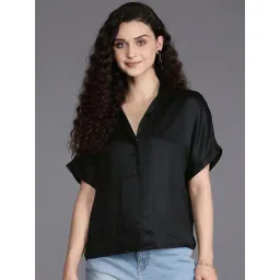 SHAYE Black Regular Fit Shirt-picture-40