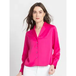 SHAYE Fuchsia Regular Fit Shirt-picture-46