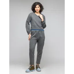 SHAYE Grey Solid Two-Piece-picture-11