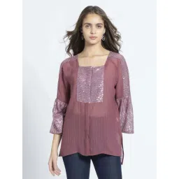 SHAYE Pink Embellished Tunic-picture-15
