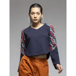 SHAYE Women V-Neck Long Sleeves Casual Sweatshirts-picture-41