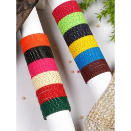 Shayna Multi-Coloured Alloy Bangle-picture-36