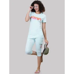 She N She Women Printed Night suit-picture-29