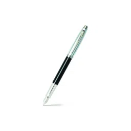 Sheaffer 9313 Gift 100 Fountain Pen - Black Barrel Brushed Chrome Cap with Chrome Plated Trim-picture-12