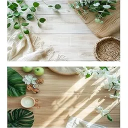 Sheet 2 in 1 Product Photography Backdrop 3D Flat Lay Tabletop Double-Sided 20x29 Photo Background PVC Wrinkle Free for Small Products Food Cosmetics Shooot (Pack of 1, FL - 001)-picture-23