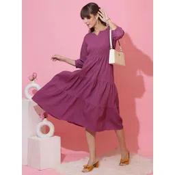 SHEETAL Associates Women Tiered Midi Dress-picture-30
