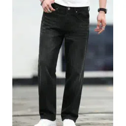 Shein Ankle Length Fly With Button Closure Mid Wash Jeans-picture-37