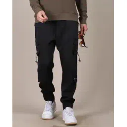 Shein Ankle Length Low Rise Jogger With Mock Flap Pockets-picture-45