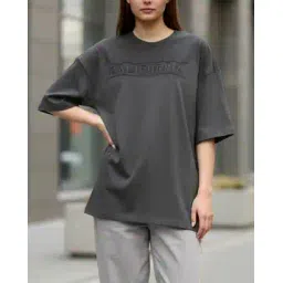 Shein Drop Shoulder Typographic Chest Pattern Crew Tshirt-picture-10