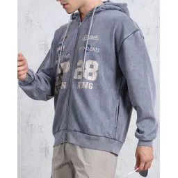 Shein Drop Shoulder Typographic Chest Print Hoodie-picture-53