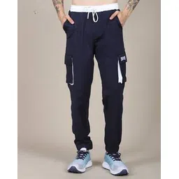 Shein Full Length Contrast Waistband Joggers With Pockets-picture-45