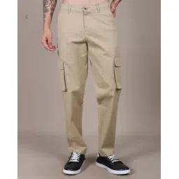 Shein Full Length Fly With Button Closure Cargo Pants-picture-40