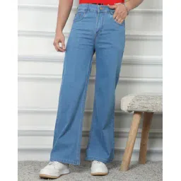 Shein Full Length Fly With Button Closure Clean Jeans-picture-39