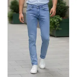 Shein Full Length Fly With Button Closure Clean Wash Jeans-picture-17