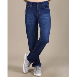 Shein Full Length Fly With Button Closure Mid Wash Jeans-picture-29