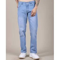 Shein Full Length Fly with Button Closure Mid Wash Jeans-picture-39