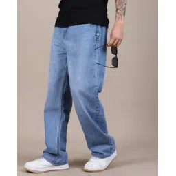 Shein Low Rise Fly With Button Closure Mid Wash Jeans-picture-14