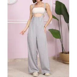 Shein Strappy Sleeves Back Tie-Up Dungaree with Pockets-picture-28