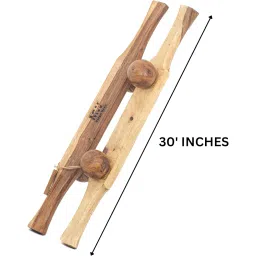 Shena Push-Up Board Pro (Surface), 30 Inch | Seasoned Sheesham Wood | Strength & Mobility | Home Workout Tool by Mudgar Waale image 1