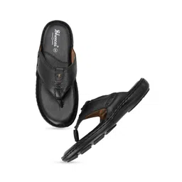 SHENCES Men Leather Comfort Sandals-picture-41