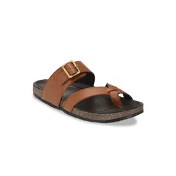 SHENCES Men Tan Brown Comfort Sandals-picture-38