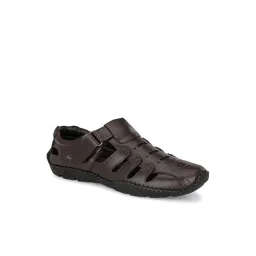 Shences Men's Brown Fisherman Sandals image 2