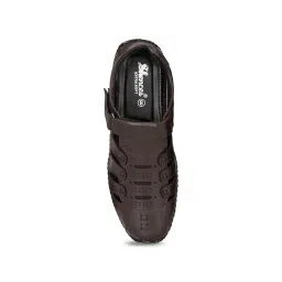 Shences Men's Brown Fisherman Sandals image 3