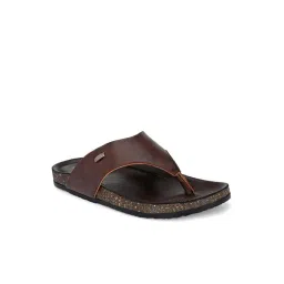 Shences Men's Brown Thong Sandals-picture-19