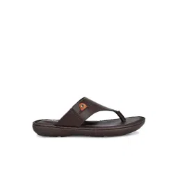 Shences Men's Brown Thong Sandals-picture-20