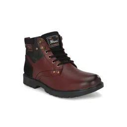 Shences Men's Maroon Casual Boots-picture-30