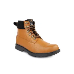 Shences Men's Tan Biker Boots-picture-38