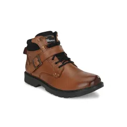 Shences Men's Tan Casual Boots-picture-24