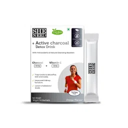 Sheneed +Active Charcoal detox drink-VitC-detoxifies body from toxins,Vegan-Male & female-10x30 Sachets-picture-18