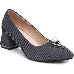sherrif Women's Block Heel Pumps-picture-14