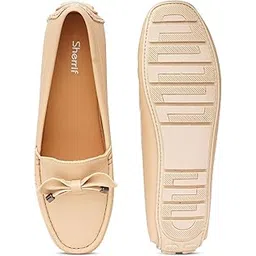 sherrif Women's Suede Driving Loafers| Comfortable Slip-On Moccasins for Casual and Office Wear(422)-picture-23