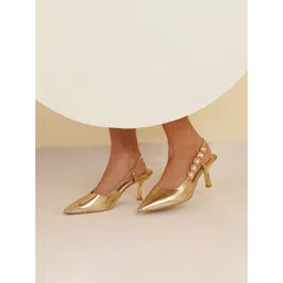 Sherrif Shoes Embellished PU Party Stiletto Pumps-picture-29