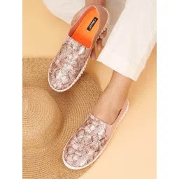 Sherrif Shoes Women Nude Casual Printed Ballerinas-picture-41