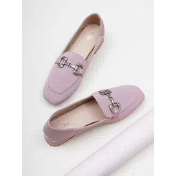 Sherrif Shoes Women Textured Block Mules Heels with Buckles-picture-19