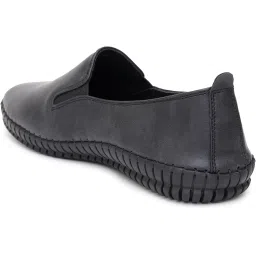 sherrif Women's Slip-On Casual Shoes | Lightweight PU Loafers with Flexible Sole for Daily Walking & Travel Comfort image 3